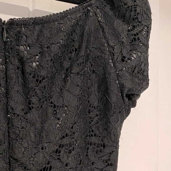 Little Black Dress Flower Embroidery - Picture 4 of 5